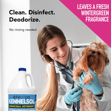 Load image into Gallery viewer, ATP KennelSol 1-Step Kennel Cleaner - 1 Gallon Liquid Disinfectant, Effective Against Bacteria and Viruses, Deodorizer Wintergreen Scent by Alpha Tech Pet
