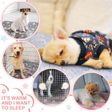 Reginary 4 Pcs Waterproof Guinea Pig Blankets Washable Small Animal Fleece Bedding Guinea Pig Cage Liners Reusable Training Pads Pet Pee Pad Sleep Mat for Hamster(Cute Star Pattern,24 x 16 Inch)