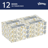 Kleenex® Professional Facial Tissues, Bulk (03076), 2-Ply, White, Flat Facial Tissue Boxes for Business, Convenience Case (125 Tissues/Box, 12 Boxes/Case, 1,500 Tissues/Case)