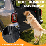 Sanqitara SUV Cargo Liner for Dogs, Waterproof Pet Cargo Cover Dog Seat Mat for SUVs Sedans Vans with Bumper Flap Protector, Non-Slip, Large Size Universal Fit
