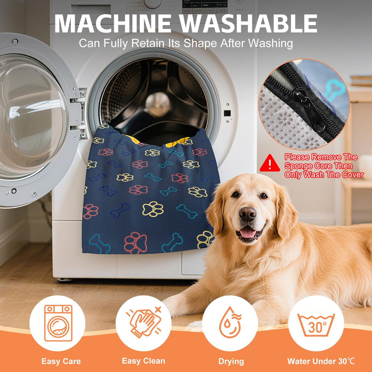 Anti-Scratch&Chewers Dog Car Seat Protector with Soft&Durable Vegan Tech Fabic, Waterproof Pet Bed or Back Seat Cover for Dogs, Easy Wipe-Clean and Versatile for Travel,Home,Outdoor (Gray,51‘’×24‘’)