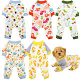 URATOT 5 Styles Soft Puppy Rompers - Cute Pet Clothes Onesies for Dog & Cat, Small