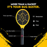 DEVOGUE® Pack of 2 Electric Fly Swatter Bug Zapper Battery Operated Flies Killer Indoor & Outdoor Pest Control Mosquito Zapper and Insect Catcher Racket (Packing May Vary)