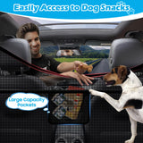 Automiim Dog Car Barrier Behind Front Seat, 51.2" Wide Car Pet Barrier One-Piece Design, Dog Car Divider Back Seat Barrier Small Crossover, Compact Car and Crossover