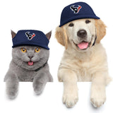 Littlearth Houston Texans NFL Pet Baseball Hat, Large