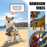Dog Shirt Hawaiian, Pet Summer T-Shirts Dog Style Floral Breathable Cool Clothes Hawaiian Shirts Gifts for Owner and Pet Shirts are Sold Separately