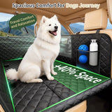 LEIMO KPARTS Dog Car Seat Cover for Back Seat,400lb Waterproof Dog Car Seat Cover Hard Bottom-Detachable,600D Heavy Duty Scratch Proof Nonslip Soft,Dog Hammock for SUVs,Car