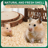 Luoglude 35oz Natural Aspen Wood Pet Bedding – Low Dust, Odor Control & Ultra Absorbent Shavings for Hamsters, Parrots, Guinea Pigs & Small Animals