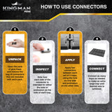 KINGMAN PRIME Mouse Trap Rat Trap Glue Trap/Board (Large Size) (2 Pack / 4 Traps) Rodent Trap Safe Easy Non-Toxic with Connectors
