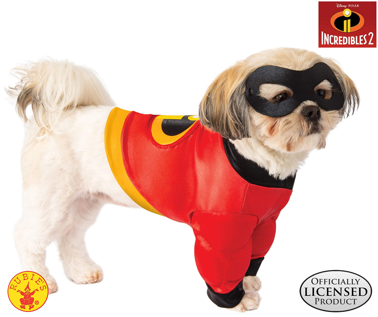 Disney The Incredibles: Pet Costume for For Dogs or Cats by Rubies, Small