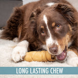 Wild Eats Water Buffalo Retriever Style Cheek Roll Dog Chews-5 Pack (Long Lasting Chews, Treats, Bones for Aggressive Chewers & Large Dogs) Great Substitute Pig Ears Dogs