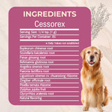 Cessorex Allergy Relief and Skin Immune Function Support Supplement for Dogs by Gold Standard Herbs, All Natural Bupleurum Combination, 85 gram Powder