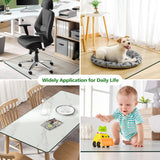 BesWin Glass Office Chair Mat, Tempered Glass Floor Mats for Carpet Floor, Heavy Duty Hard Glass Desk Chair Mat for Home or Office, Anti-Slip & Easy Glide - 29" x 47"