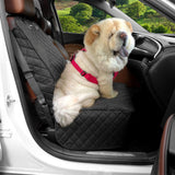FATTY CHOWCHOW Dog Car Seat Covers Front Seat Cover with Side Flaps 100% Waterproof Car Seat Protector for Pets Scratch Proof Non-Slip Durable for Cars,Trucks & SUVs (Black)