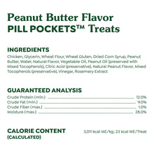 Load image into Gallery viewer, Greenies Pill Pockets for Dogs, Large Size Soft Dog Treats, Peanut Butter Flavor, 15.8 oz. Pouch
