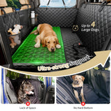 LEIMO KPARTS Dog Car Seat Cover for Back Seat,400lb Waterproof Dog Car Seat Cover Hard Bottom-Detachable,600D Heavy Duty Scratch Proof Nonslip Soft,Dog Hammock for SUVs,Car