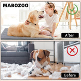 MABOZOO Indestructible Dog Bed, Chew Proof Crate Pad for Aggressive Chewers - Machine Washable Quilted Mat for Small Dogs - Durable Grey Kennel Pad (22x35 in)