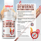 Farmalab Natural Dewormer Internal & External 100 Tabs Poultry NO Egg Withdrawal Needed - Vitamin for Poultry Rooster Hen Chicken Baby Chick