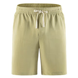 Lkrhzevg Men's Outdoor Shorts Casual Elastic Waist Drawstring Summer Beach with Pockets Lightweight Hiking Quick Dry Sports Shorts-S Dark Gray