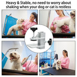 foxwake Pet Grooming Table Arms Clamp Metal, Heavy Duty Aluminium Alloy Dog Cat Hair Cut Holder Accessories Fixture Fixation (Inner Dia 22 * 22mm)