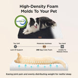 Bedsure ComfyFleece XL Dog Bed for Crate - Extra Large Orthopedic Pet Beds with Removable Washable Cover, NOT Waterproof Egg Crate Foam Mat for Pets Up to 80 lbs, 41"x27"x3.3", Not for Chewers