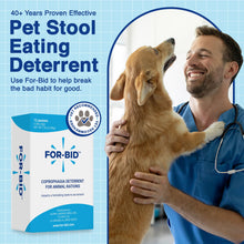 Load image into Gallery viewer, For-Bid Stool Eating Deterrent for Dogs &amp; Cats – Vet-Recommended Coprophagia Deterrent for Dogs for 50+ Years – Effective, Pet Safe, Helps Reduce Odors &amp; Won't Alter Food Taste – Made in The USA
