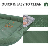 KHONSU PET Durable Dog Bed Tough and Tear Proof Dog Crate Bed with Heavy-Duty PVC-Backed Cover for Waterproof Outdoor Use Wipe Clean for Dogs up to 25 lbs