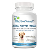 Nutrition Strength Adrenal Support for Dogs, Support for Dogs with Cushing's Disease, Maintain a Healthy Coat and Skin, Promote Normal Urination, Thirst and Appetite, 120 Chewable Tablets