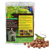 Riare 10LBS Expanded Clay Balls Terrarium Substrate for Reptiles - 100% Organic Lightweight Clay Pebbles Substrate Frogs False Bottom Substrate, Bioactive Terrarium Substrate for Drainage and Moisture
