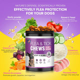 Fleas Ticks Treatment Dog Oral Chewables Support Supplement Breeds and Ages Dogs Chicken Flavor