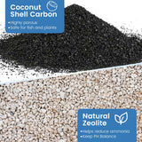 Zeefpod 24 Pack Medium Filter Cartridges Compatible with Tetra Whisper Bio-Bag Filters，Large Aquarium Filter Cartridge for Whisper 10i/IQ10/PF10 and Repto Filter 90 GPH