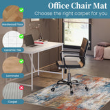 Office Chair Mat for Hardwood Floor & Tile Floor,36"X 48" Heavy Duty Desk Chair Mat for Hard Floors, Under Desk Rug for Rolling Computer Chair,Anti Slip,Low Pile Carpet Floor Protector-Abstract Multii