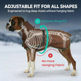 SKIPGEAR Softshell Dog Winter Vest, Fleece Lined Water-Repellent Jacket with Fur-Safe Buckle (No Hook & Loop) for Hiking, Adjustable Reflective Winter Coat for Active Dogs (Brown, X-Small)