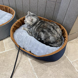 GooCare USB Pet Heating Pad – Turns Any Pet Bed Heated (Use Inside Bed), 5V/2A Required, 5-Temp & Timer, 140°F Auto Shut-Off, Waterproof Warmer for Cats/Dogs, Power Bank/Wall/Car Powered (12"x16")