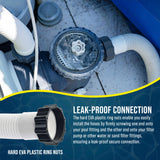 U.S. Pool Supply Above Ground Pool Hose Replacement 1.5" Diameter x 20" Long, Pack of 2 - Compatible with Intex Pool Filter Pump Hoses, Sand Filters, Saltwater Systems with 1,500 to 2,500 GPH