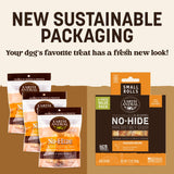 Earth Animal No Hide Chews - Long Lasting Rawhide Free Small Dog Chews Rolls, Chicken - 6 Count