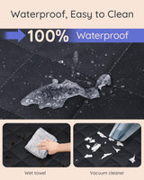NOBLE DUCK SUV Cargo Liner Waterproof Scratch-Resistant for Dogs Pet Trunk Mat with Non-Slip Bumper Flap Protector Heavy-Duty Cover for Sedans SUV