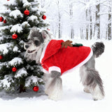 Dog Christmas Costume Funny Dog Christmas Outfit Cute Santa Hoodie for Small Medium Dogs with Reindeer Antler Hood for Cats Dogs Puppy Pets Holiday