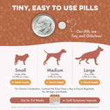 Dog Laxative Constipation Relief, Dog Stool Softener Remedy Eases Irregular Bowel Movements, Scooting & Rectal Itching; Supports Canine Digestion & Canine Gas Relief, 400 Odorless, Tasteless Pills