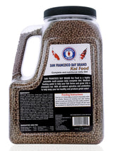 San Francisco Bay Brand Premium Koi Fish Food 4 lbs - Medium Floating Pellets Fish Food, All-Natural Spirulina & Probiotics Koi Food, Complete Multi-Season Diet, Enhance Color & Immunity, 36% Protein