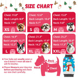 DOGGYZSTYLE Pet Christmas Dog Sweaters Cute Animal Snowman Printed Puppy Xmas Costumes Winter Warm Turtleneck Jumpers Puppy Knitted Clothes Cat Outfits (XXL, Blue Snowman)