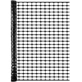 BOEN 4' x 50' Black Temporary Fencing, Mesh Snow Fence, Plastic, Safety Garden Netting, above Ground Barrier, for Deer, Kids, Swimming Pool, Silt, Lawn, Rabbits, Poultry, Dogs