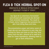 Earth Animal Apothecary Natural Flea & Tick - Herbal Spot-On for Large Dogs - 3 Applications (3 Month Supply)