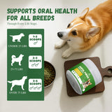 Vetriuntrix Dog Teeth Cleaning Powder, Dog Dental Powder for Teeth Cleaning and Dog Breath Fresh for Dogs with Probiotic & Tartar Remover, Plaque Off Dog Tooth Cleaning (80g)