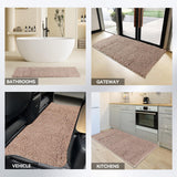 ChgLiPets 39" X 20" Washable Dog Door Mat, Ultra fine Fiber Dog Door Mat, Quick Drying Chenille Pet Entrance Mat, Machine Washable Indoor and Outdoor Rug (Camel)