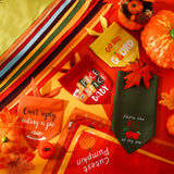 Clysee 100 Pcs Fall Thanksgiving Dog Bandana Bulk with Sayings Pet Triangle Scarf Bibs Washable Puppy Kerchief Adjustable Grooming Supplies for Small Medium Large Dog Cat Costume Accessories