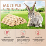 Bissap 700g/1.5Ib Sweet Bamboo Chew Sticks for Rabbits, Bunny Chewing Sticks for Rabbits Hamster Chinchilla Guinea Pigs Rabbit Small Animals Natural Treats Teeth Grinding Toys