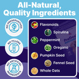 Pup Labs ProDenta, All-Natural Dog Dental Powder for Teeth Cleaning, Dental Powder for Dogs Teeth with Breath Freshener. Easy to use for Tartar Removal and Leaky Gums. Made in USA, 30 Servings