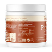 Load image into Gallery viewer, Fera Pets Probiotics for Dogs &amp; Cats with Prebiotics - USDA Organic - Gut Health Powder Supplement with 12 Strains and 5 Billion CFUs - Supports Immunity, Energy and Skin &amp; Coat - 60 Scoops
