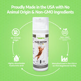 Fluid Motion - Hip & Joint Support for Dogs - Liquid Hyaluronic Acid - Joint Mobility, Skin, & Coat Supplement for Senior Dogs - Apple Flavor - Glucosamine Alternative (30-60+ Day Supply)